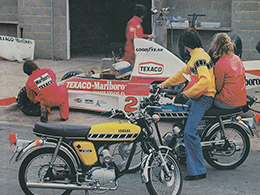 1976 77 YAMAHA FS1 E DX 596 COMPETITION YELLOW   BROCHURE